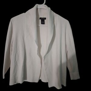 Women's White Cardigan